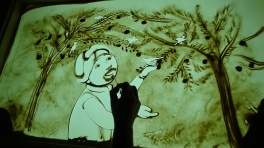 Арт-студія Золотий лев запрошує на майстер-клас з пісочної анімації